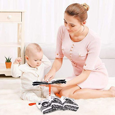 3 livres en tissu doux pour bébé - 9mois et moi