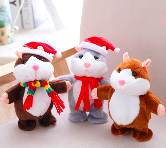 PELUCHE QUI PARLE - HAMSTER - 9mois et moi