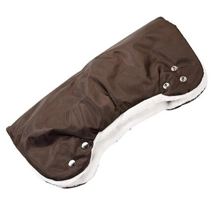 Gants de poussette chauds en fourrure polaire