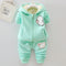 Ensemble Bébé 2 Pièces - Sweat à Capuche Zippé Polaire + Pantalon