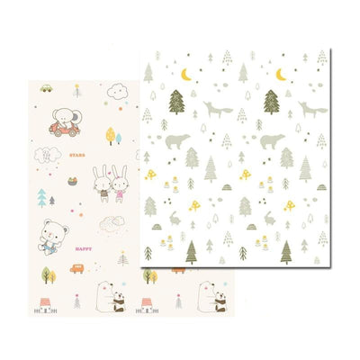 Tapis de Jeu Double Face Pour Bébé - 180x200cm