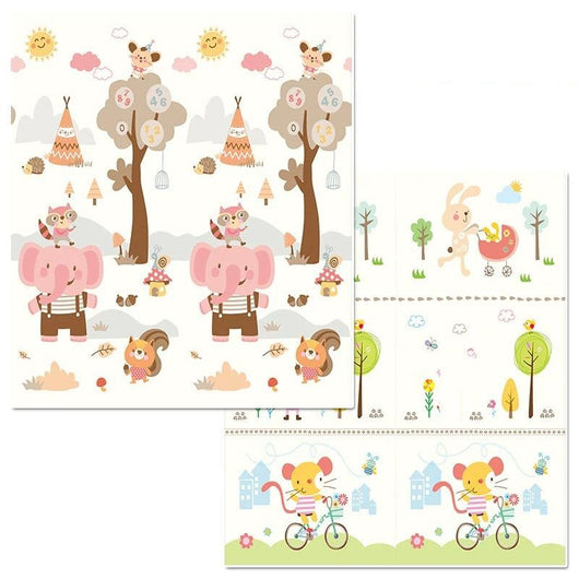 Tapis de Jeu Double Face Pour Bébé - 180x200cm