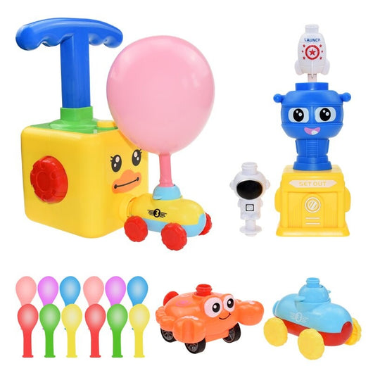 Voiture Alimentée par Ballon avec Tour de Lancement
