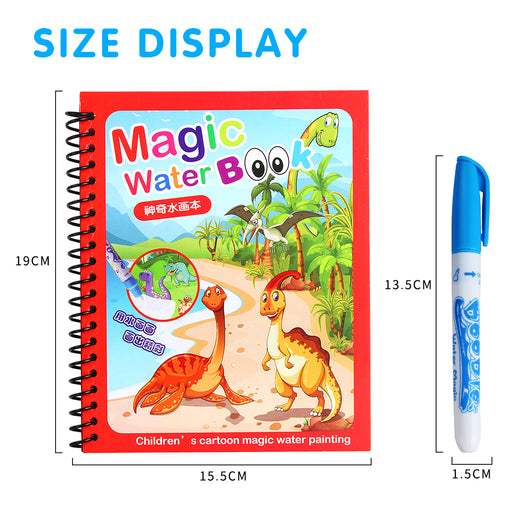 Cahier de coloriage à l'eau avec crayon magique