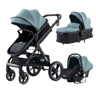 Poussette Luxe trio 3 en 1 pour bébé dernière génération