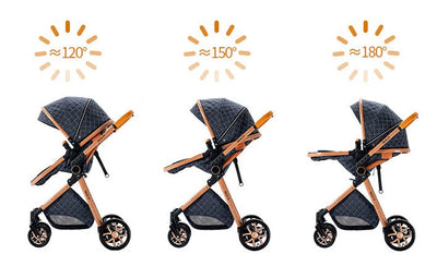 Poussette Trio De Luxe Pour Bébé