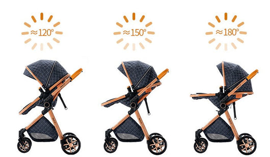 Poussette Trio De Luxe Pour Bébé