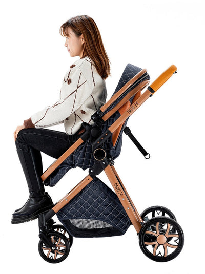 Poussette Trio De Luxe Pour Bébé