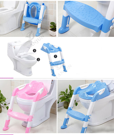 Siège de toilette avec échelle réglable - 9mois et moi