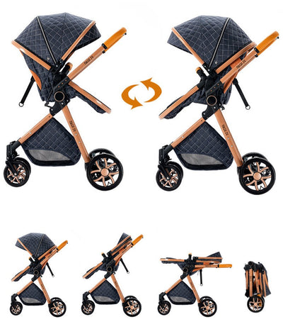 Poussette Trio De Luxe Pour Bébé
