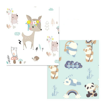 Tapis de Jeu Double Face Pour Bébé - 180x200cm