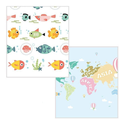 Tapis de Jeu Double Face Pour Bébé - 180x200cm