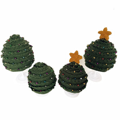Bonnet au crochet arbre de noël