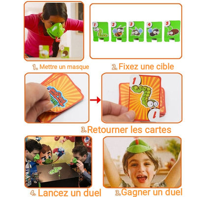 Jouet de masque de lézard caméléon