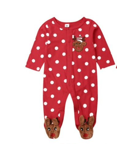 Barboteuse de noël pour bébé garçon et fille