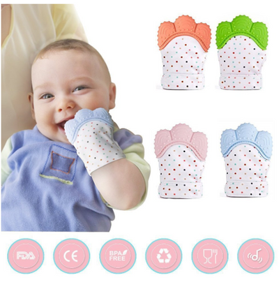 Gant soulageant de dentition bébé - 9mois et moi