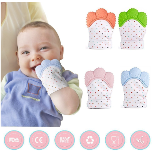 Gant soulageant de dentition bébé - 9mois et moi