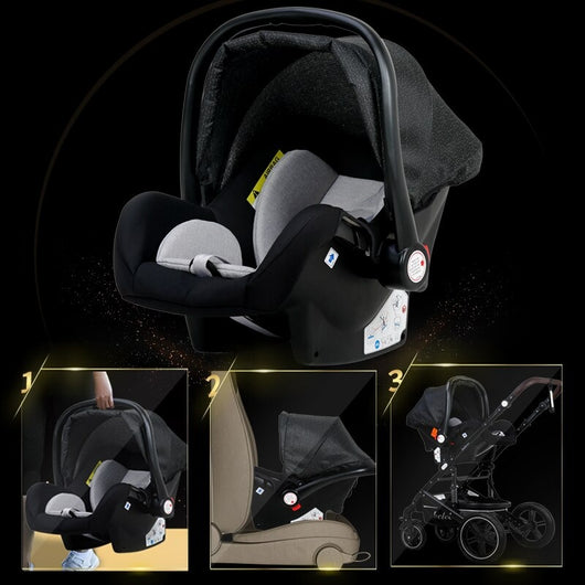 Poussette Bébé Trio 3 en 1 Dernière Génération - Poussette, Landau et Siège Auto