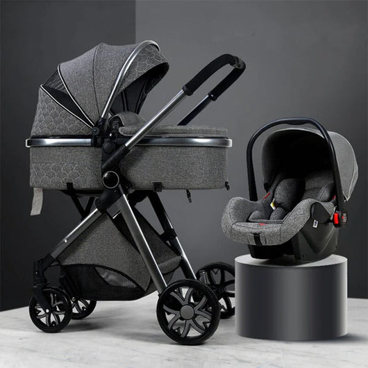 Poussette Bébé Trio 3 en 1 - Poussette, Landau et Siège Auto
