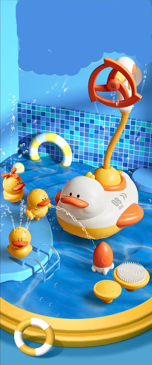 Jouet de bain canard électrique