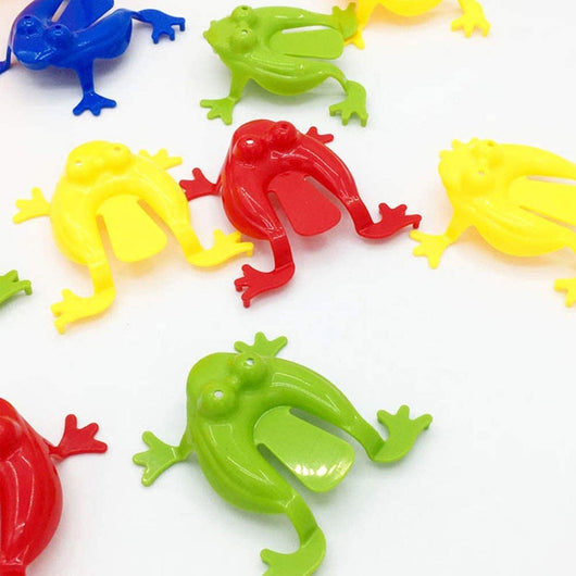 Jouets de grenouilles sautant