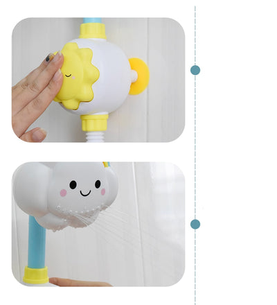 Jouet de douche nuage pour bébés