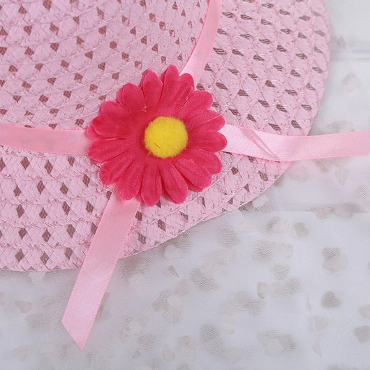 Chapeau d'été avec sac à main pour enfants