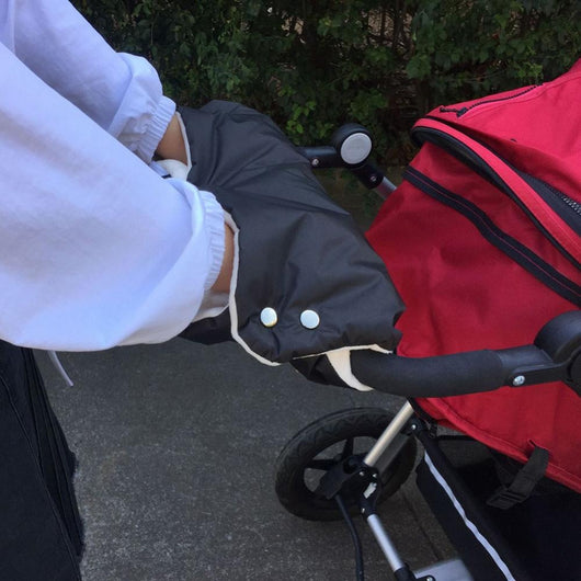 Gants de poussette chauds en fourrure polaire
