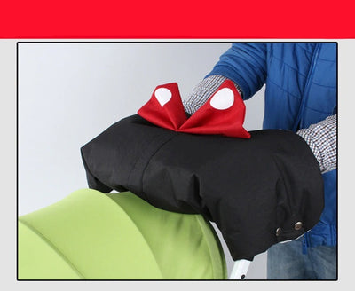 Gants de poussette chauds en fourrure polaire