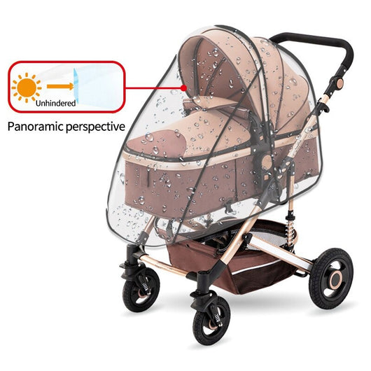 Housse de pluie ultra-compacte pour poussette
