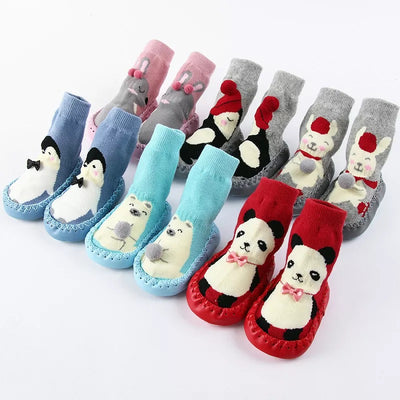 Chaussettes d'intérieur épaisses en coton