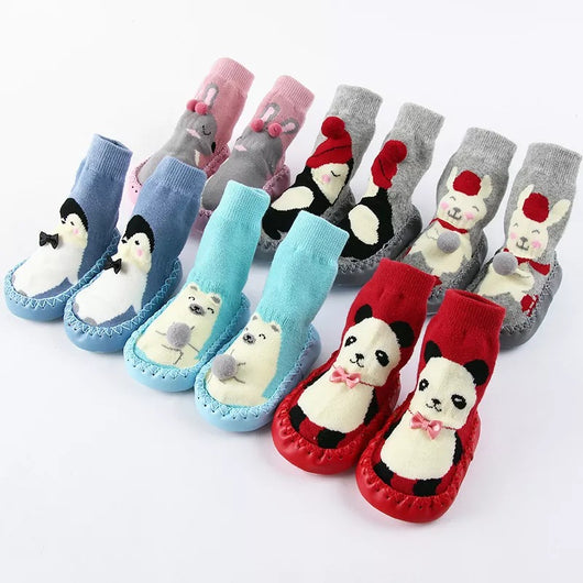Chaussettes d'intérieur épaisses en coton