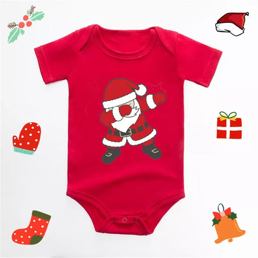 combinaison père noël pour bébé