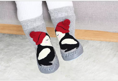 Chaussettes d'intérieur épaisses en coton