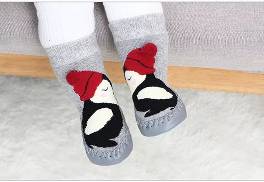 Chaussettes d'intérieur épaisses en coton