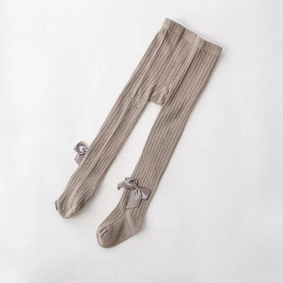 Collants en coton tricoté pour fille