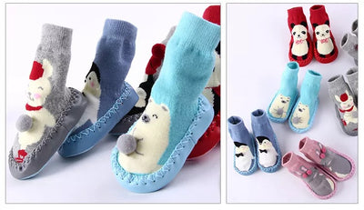 Chaussettes d'intérieur épaisses en coton
