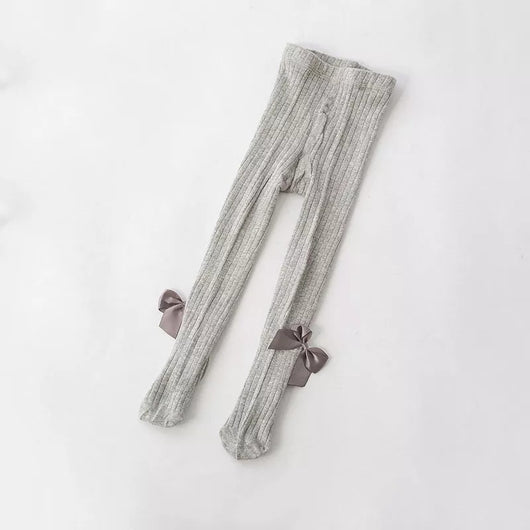 Collants en coton tricoté pour fille