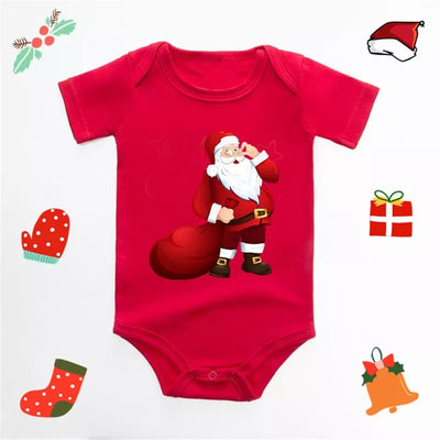 combinaison père noël pour bébé
