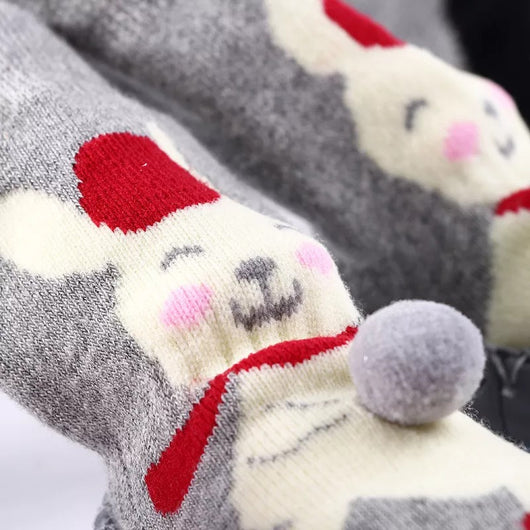 Chaussettes d'intérieur épaisses en coton