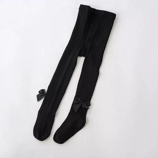 Collants en coton tricoté pour fille