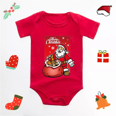 combinaison père noël pour bébé
