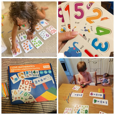 Jouets mathématiques Montessori pour enfants