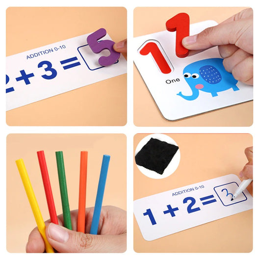 Jouets mathématiques Montessori pour enfants