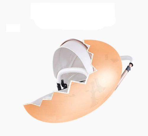 Poussette bébé trio 3 en 1 en cuir dernière génération - Poussette, Landau et Siège Auto