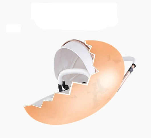 Poussette bébé trio 3 en 1 en cuir dernière génération - Poussette, Landau et Siège Auto