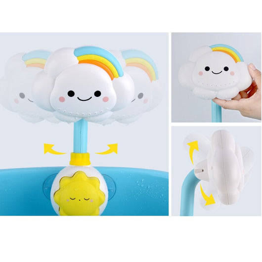 Jouet de douche nuage pour bébés