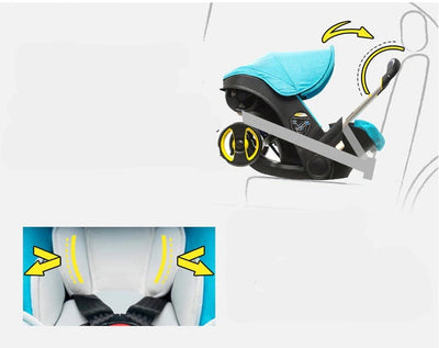 Poussette siège-auto transformable