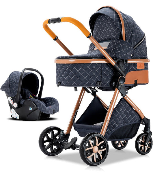 Poussette Trio De Luxe Pour Bébé
