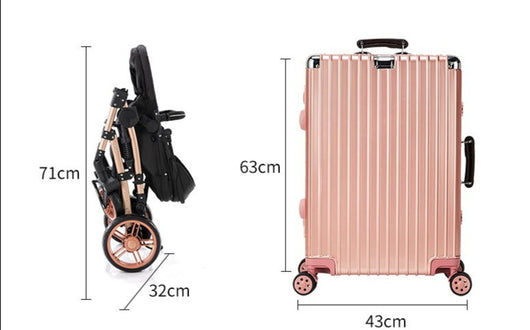 Poussette 3 en 1 pour Bébé Haute Qaulité